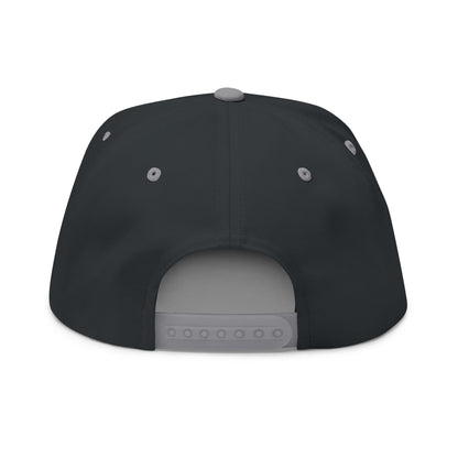 Embroidered Flat Bill Cap — "Red Horse Elite" Gothic Logo