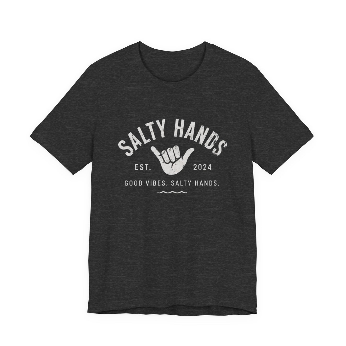 Salty Hands Tee — Good Vibes Surf T‑Shirt