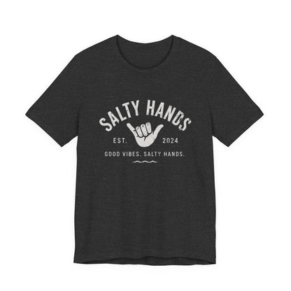 Salty Hands Tee — Good Vibes Surf T‑Shirt
