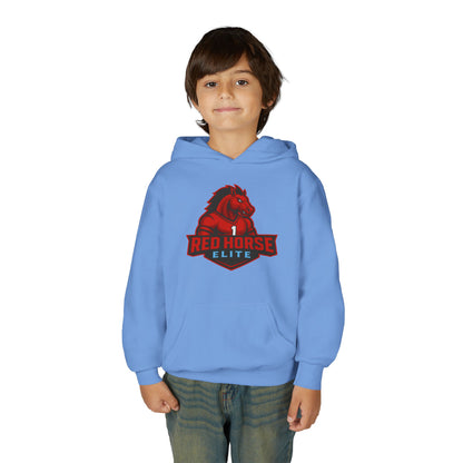 Youth Hoodie — Red Horse Elite Sports Logo Sweatshirt