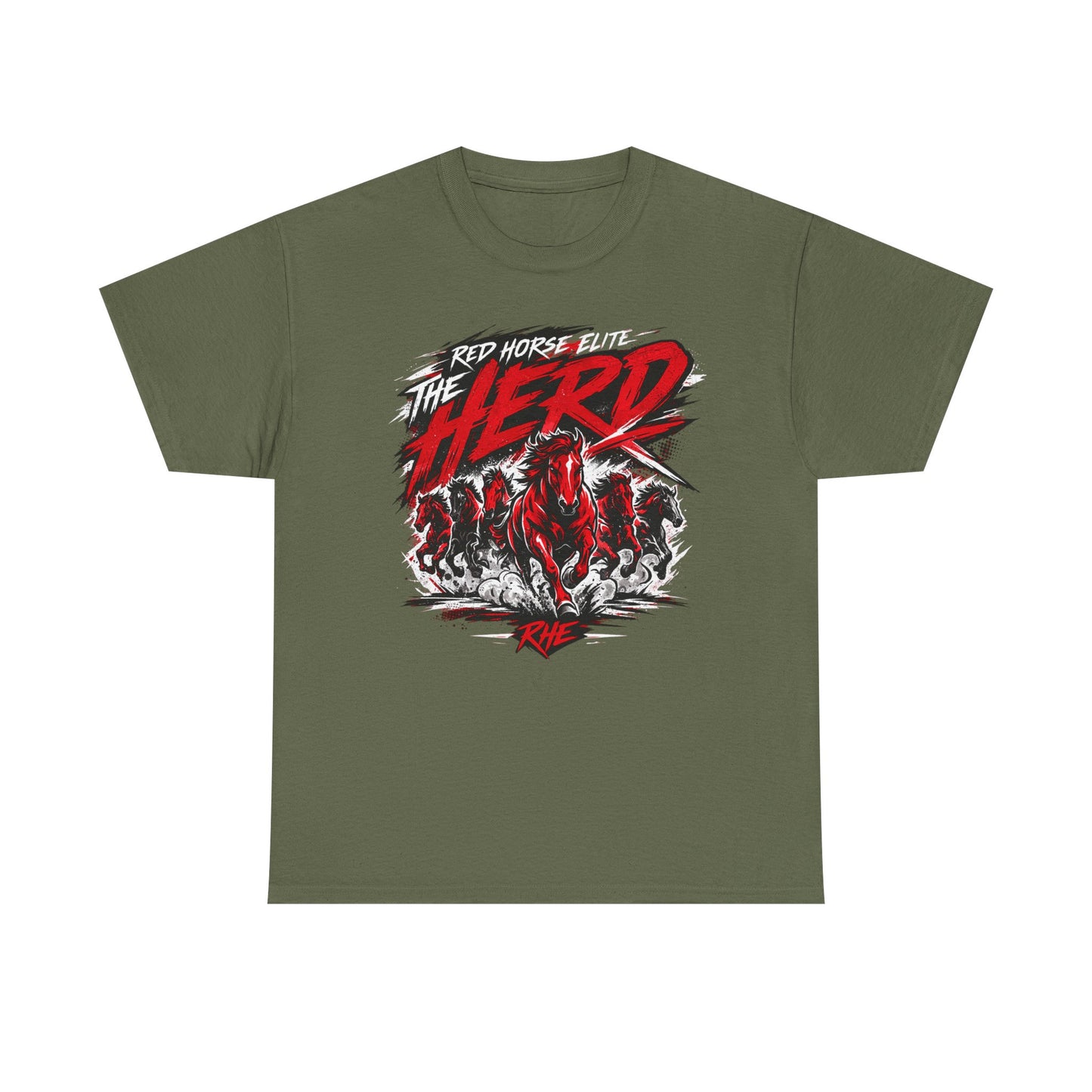 The Herd Graphic Tee — Red Horse Elite Bold T-Shirt