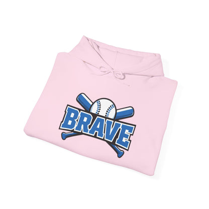 Brave Baseball Hoodie –  Team Spirit Pullover