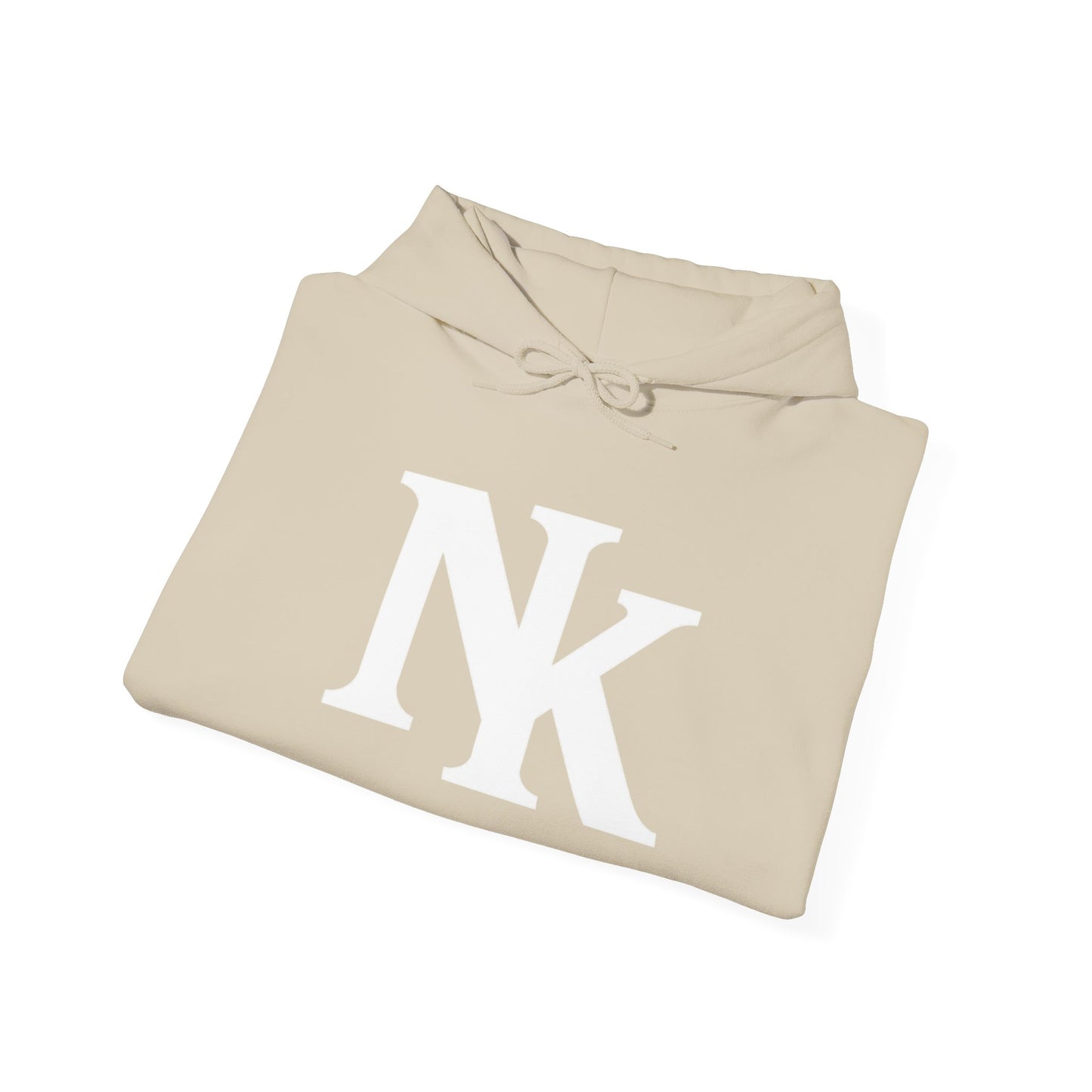 NK Monogram Hoodie – Classic Letterman-Style Logo Pullover