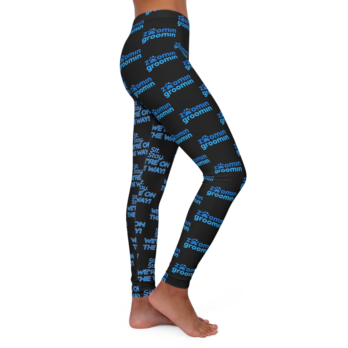 Zoomin Groomin Stylish Leggings Women - Perfect for Yoga, Gym, or Casual Outings, Trendy Activewear, Unique Gift for Her