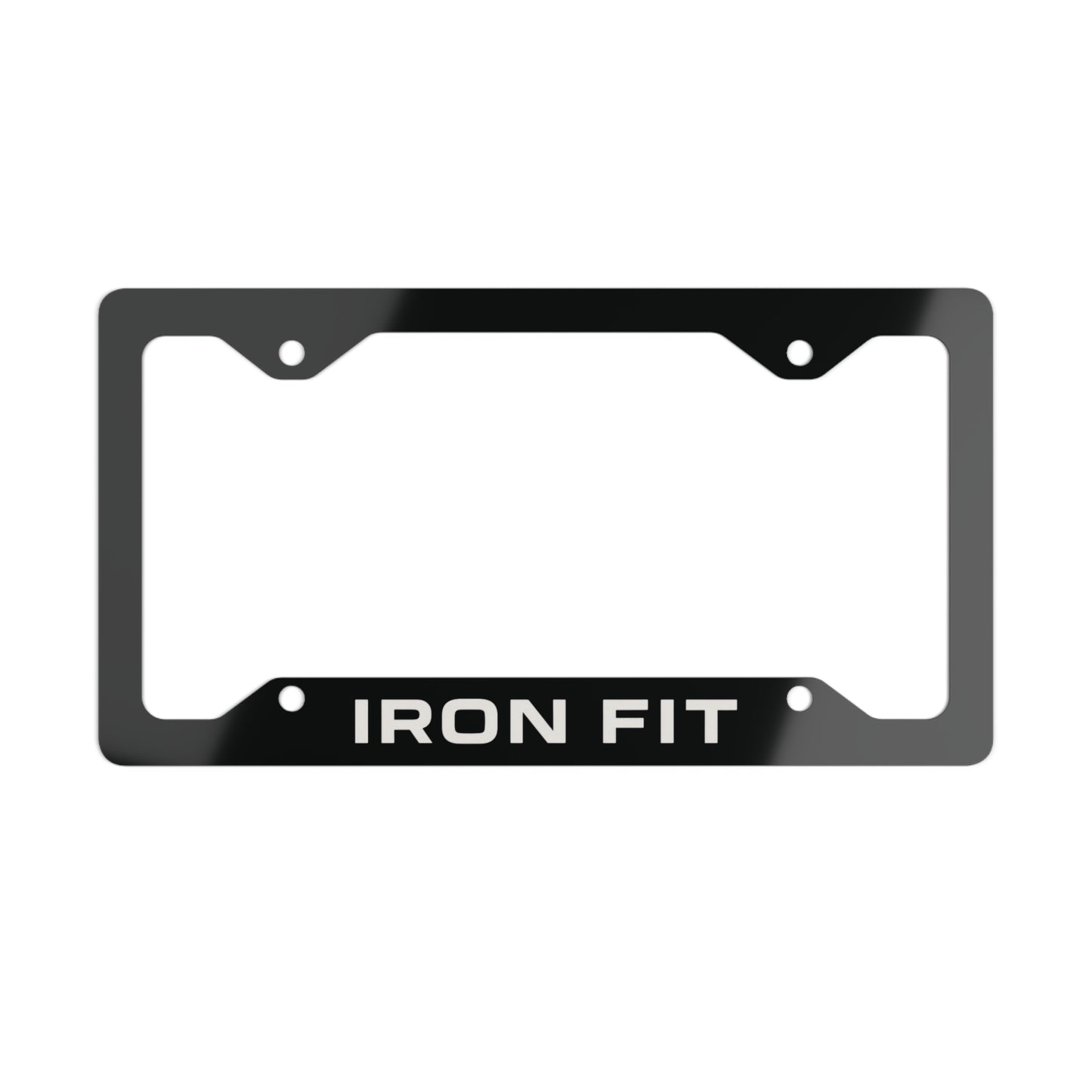 Iron Fit Metal License Plate Frame