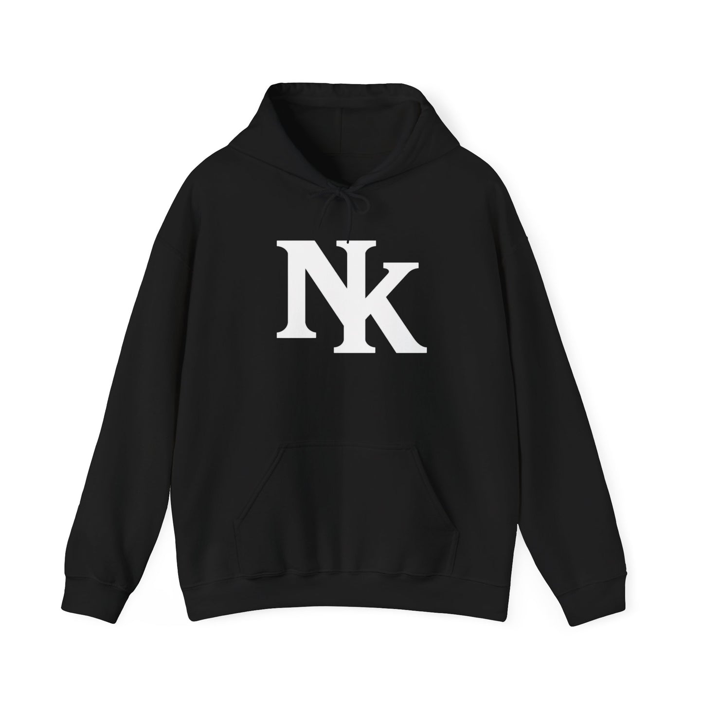 NK Monogram Hoodie – Classic Letterman-Style Logo Pullover