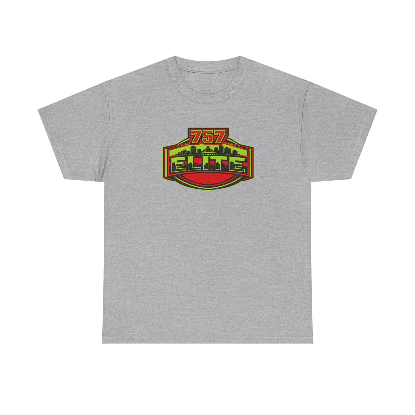 757 Elite Logo T-Shirt — Vintage City Skyline Graphic Tee