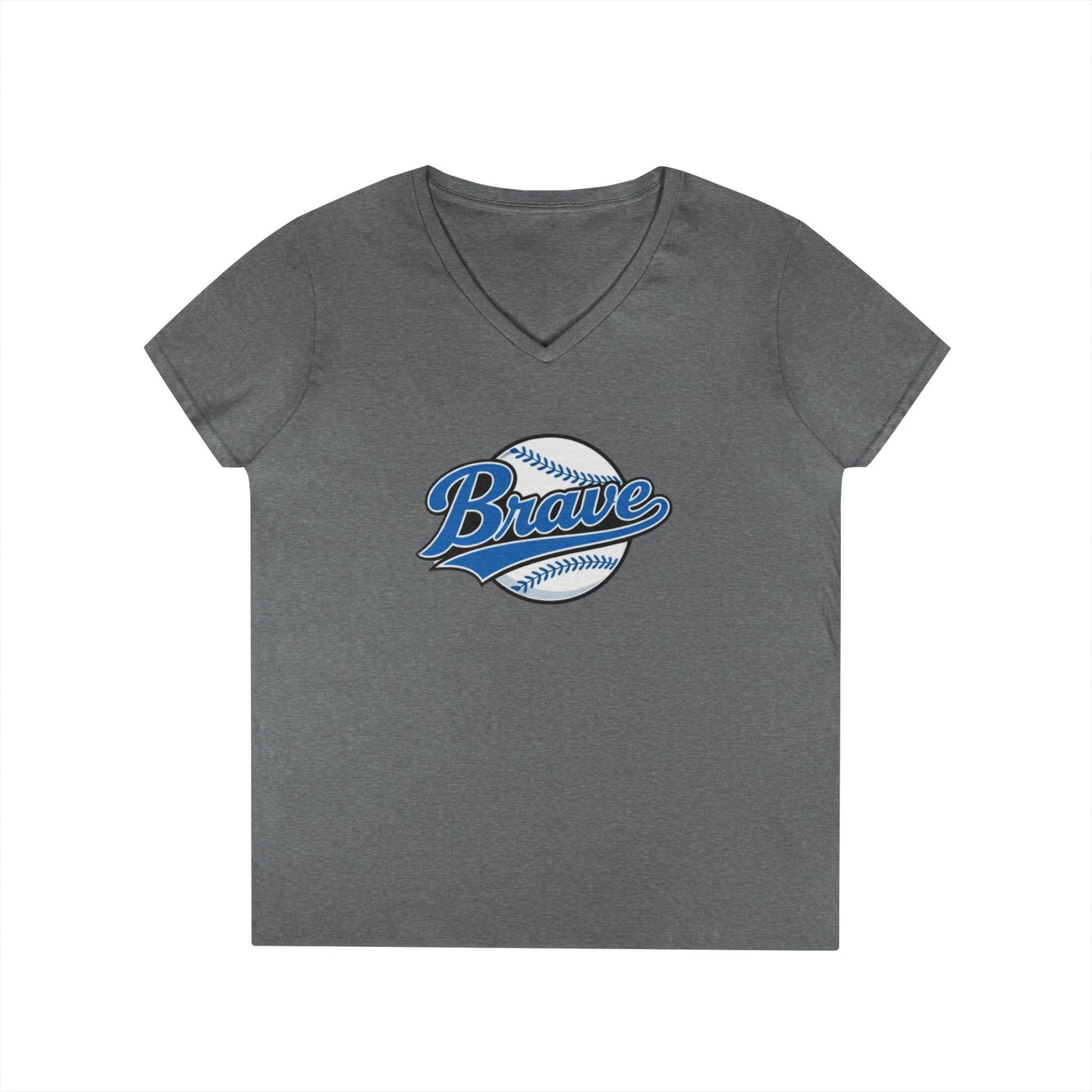 Brave Baseball V-Neck Tee
