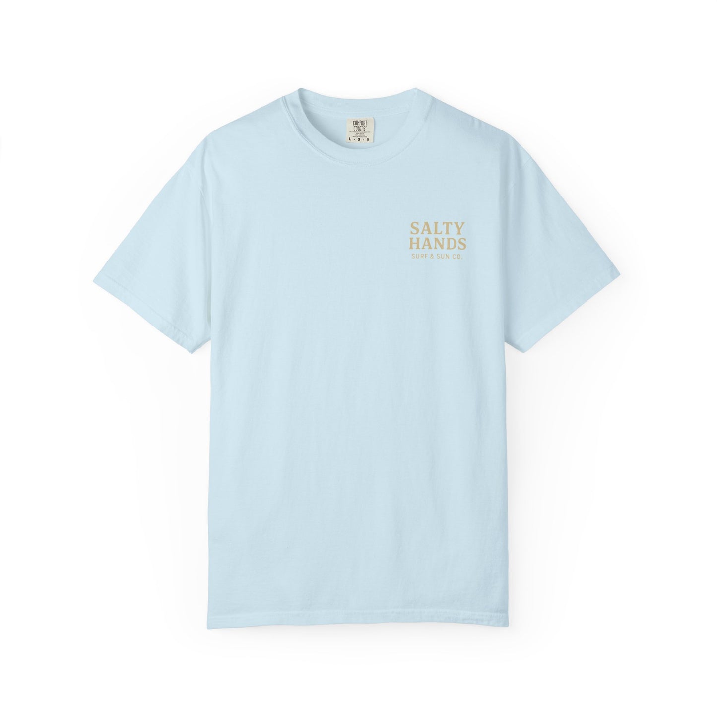 Salty Hands Surf & Sun T-Shirt — Crystal Coast Fishing Graphic Tee