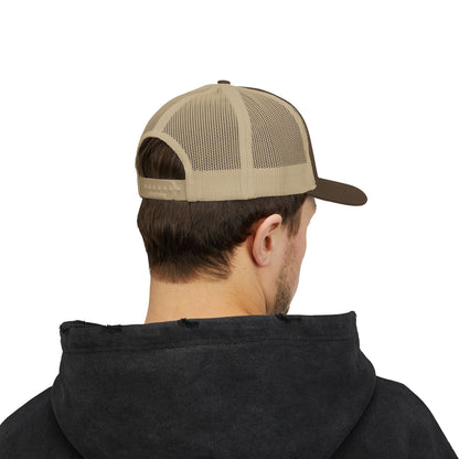 Red Horse Elite Trucker Cap — Embroidered Snapback Hat