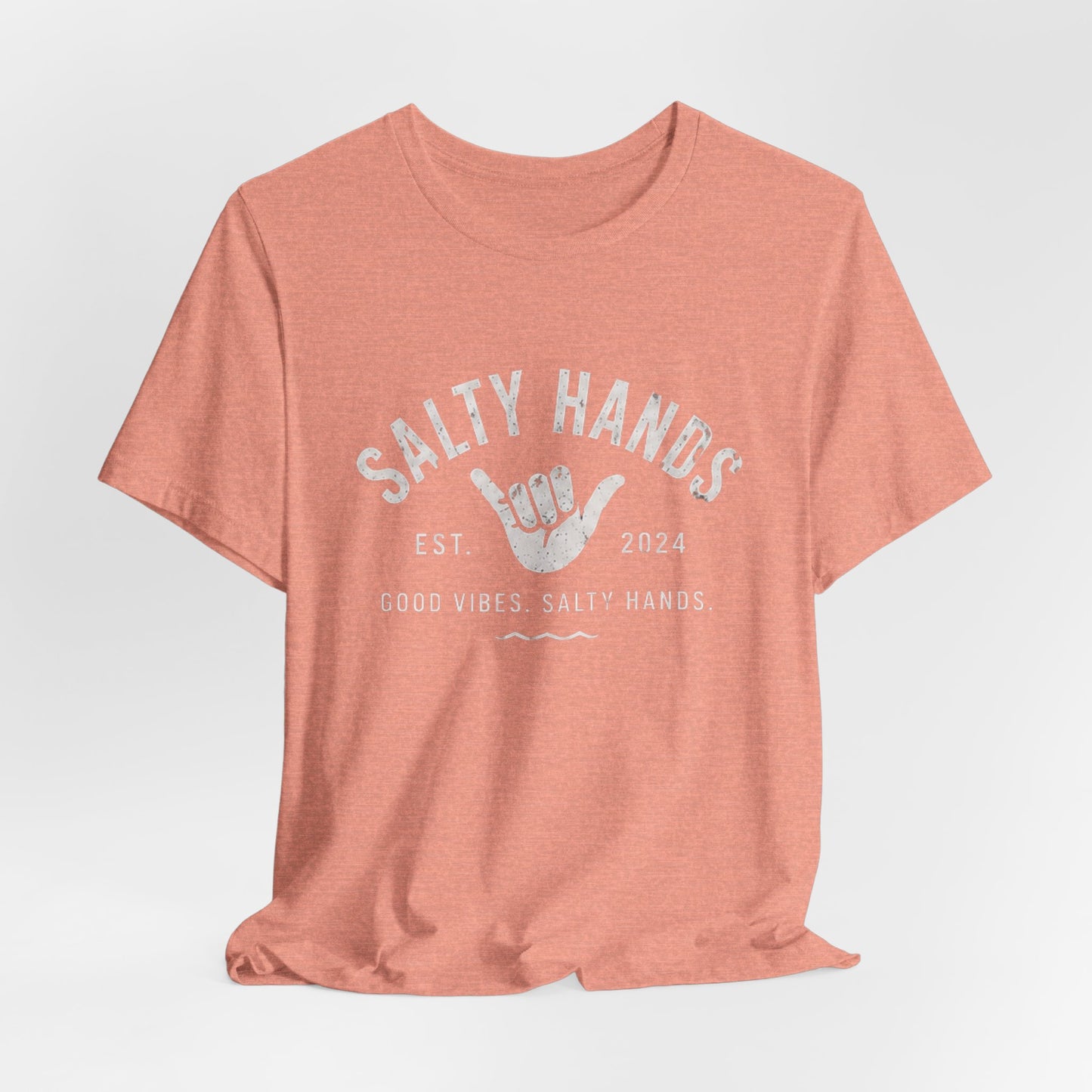 Salty Hands Tee — Good Vibes Surf T‑Shirt