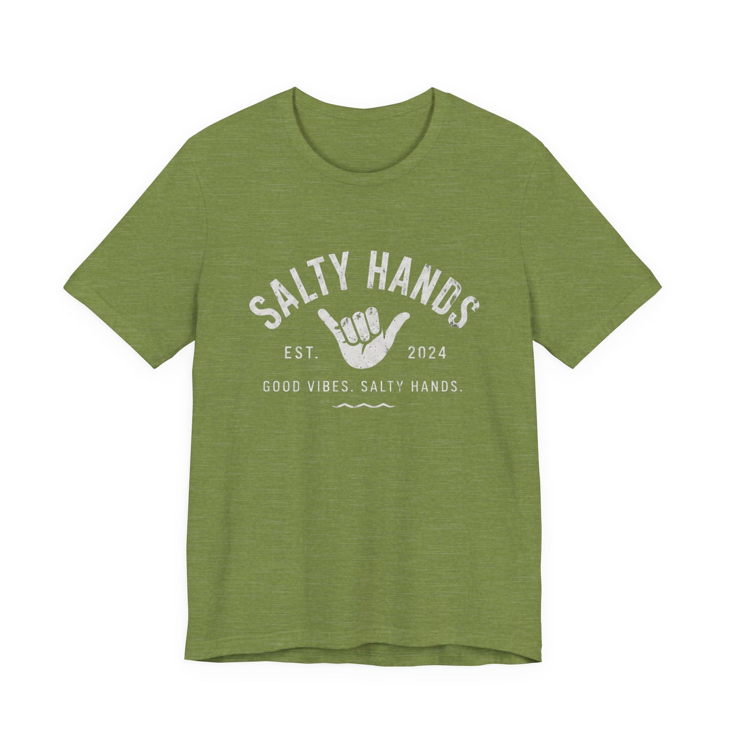 Salty Hands Tee — Good Vibes Surf T‑Shirt