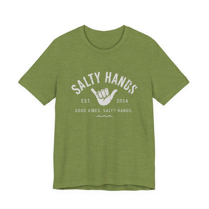 Salty Hands Tee — Good Vibes Surf T‑Shirt