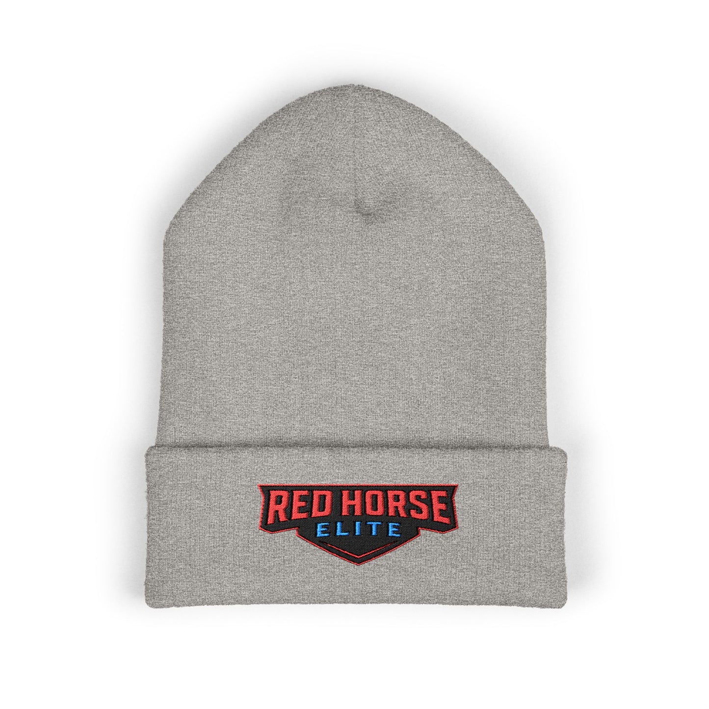 Red Horse Elite Embroidered Cuffed Beanie