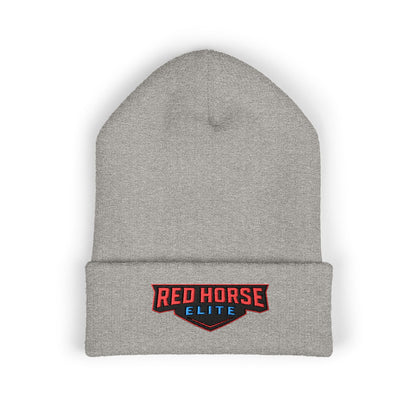 Red Horse Elite Embroidered Cuffed Beanie