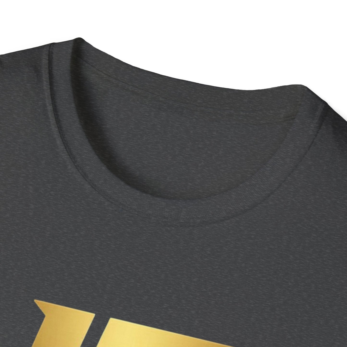 Iron Fit USA T-Shirt — Gold Logo Gym Tee