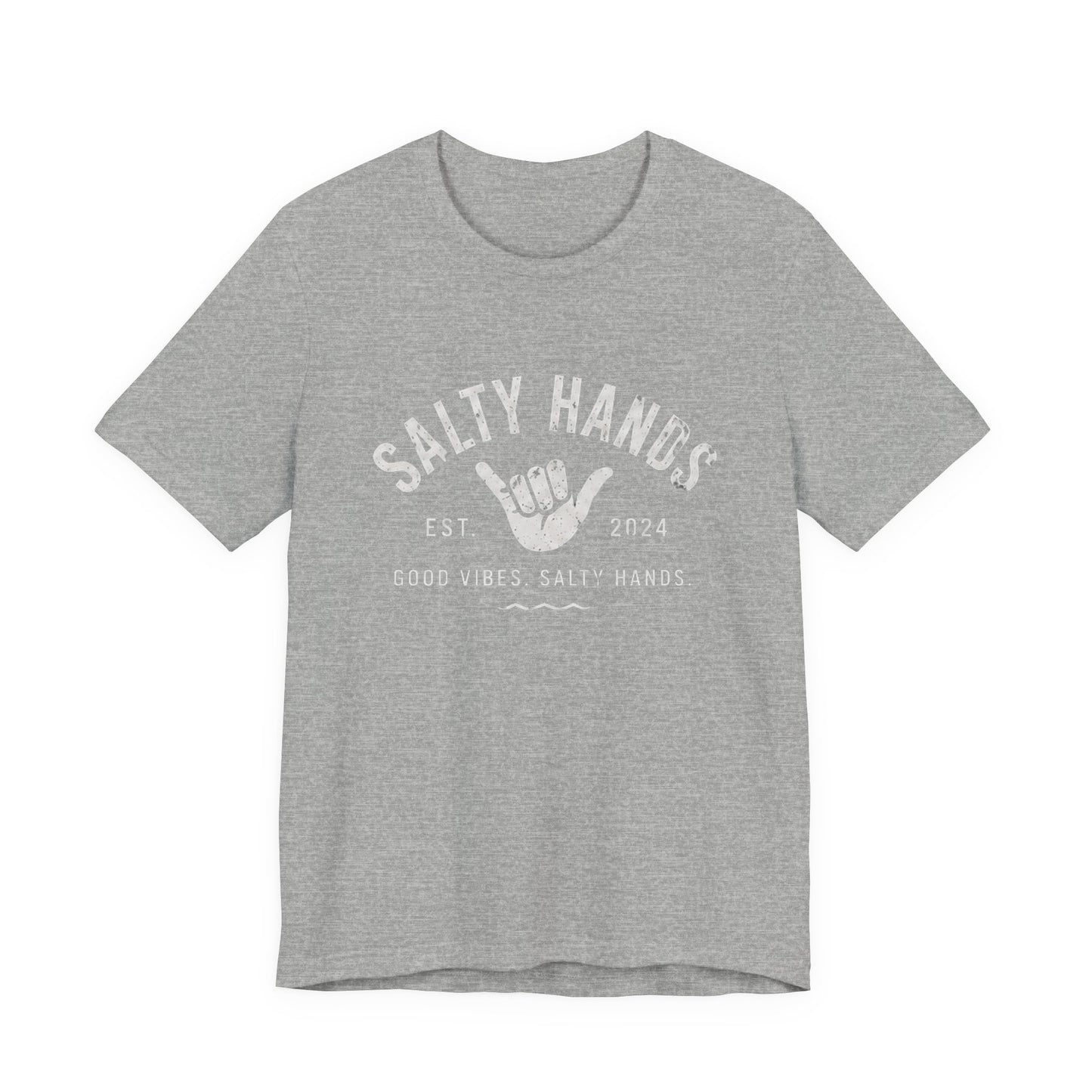 Salty Hands Tee — Good Vibes Surf T‑Shirt