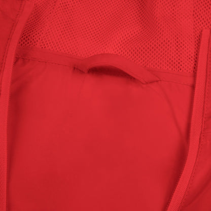 Windbreaker Jacket — 'The Herd' Red Graphic Hooded Windbreaker