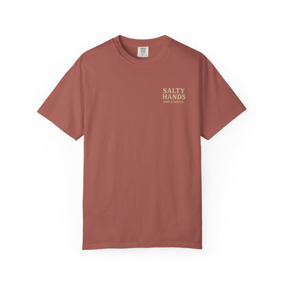 Salty Hands Surf & Sun T-Shirt — Crystal Coast Fishing Graphic Tee
