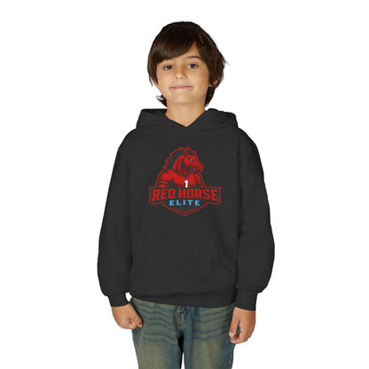 Youth Hoodie — Red Horse Elite Sports Logo Sweatshirt