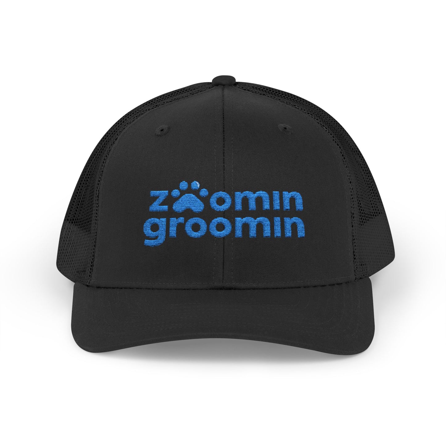 Embroidered Zoomin Groomin Snapback Trucker Cap - Perfect Gift for Pet Lovers, Dog Groomers, Animal Enthusiasts, Casual Wear, Fun Accessories