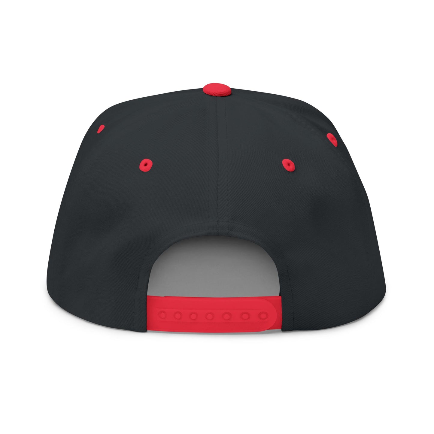 Embroidered Flat Bill Cap — "Red Horse Elite" Gothic Logo