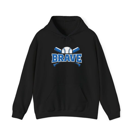 Brave Baseball Hoodie –  Team Spirit Pullover