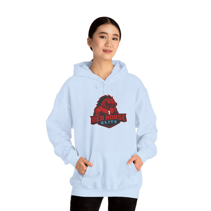 Red Horse Elite Logo Hoodie – Athletic Team Pullover