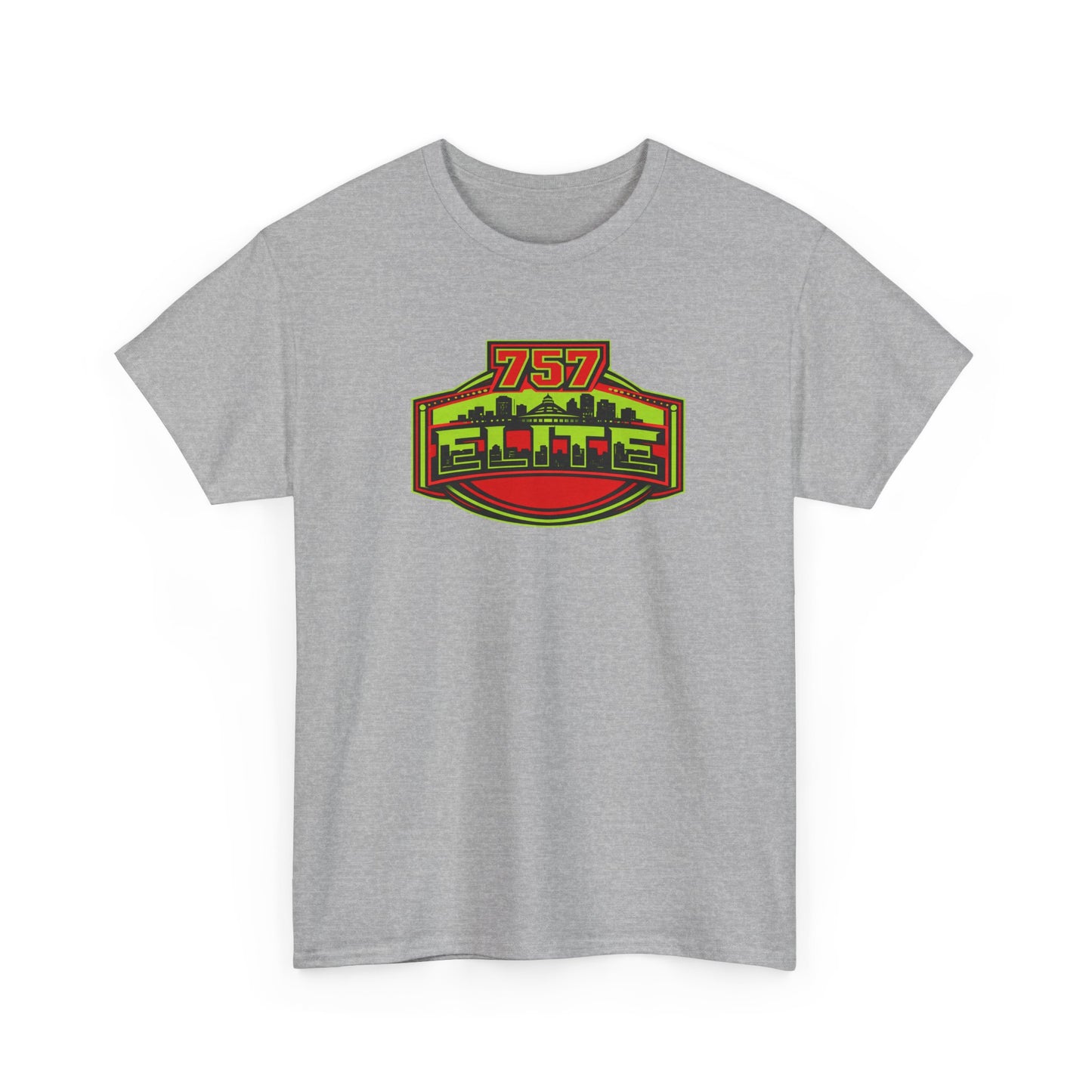 757 Elite Logo T-Shirt — Vintage City Skyline Graphic Tee