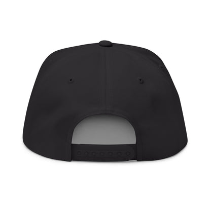 Embroidered Flat Bill Cap — "Red Horse Elite" Gothic Logo