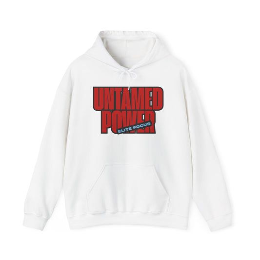 Untamed Power Hoodie — Bold Red 'Untamed Power' Graphic Sweatshirt