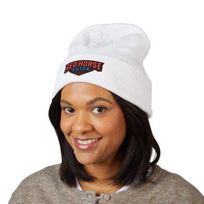 Red Horse Elite Embroidered Cuffed Beanie