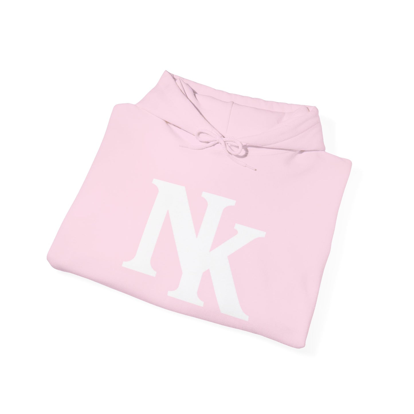 NK Monogram Hoodie – Classic Letterman-Style Logo Pullover