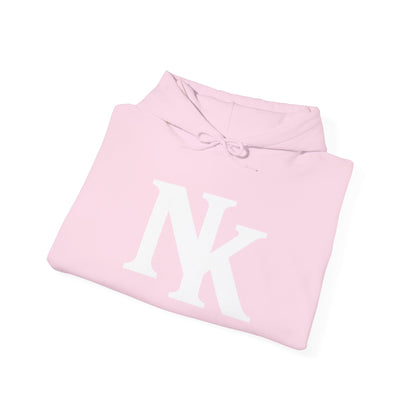NK Monogram Hoodie – Classic Letterman-Style Logo Pullover