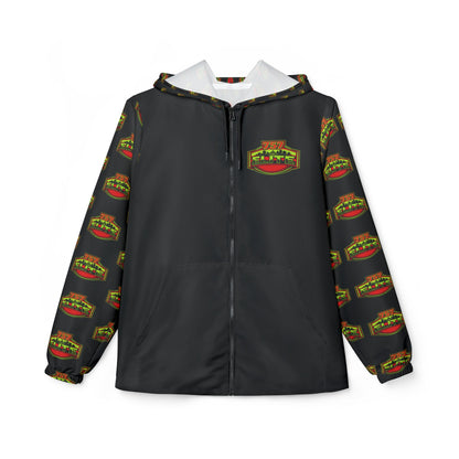 Elite Logo Windbreaker Jacket — All-Over Print Lightweight Hooded Jacket