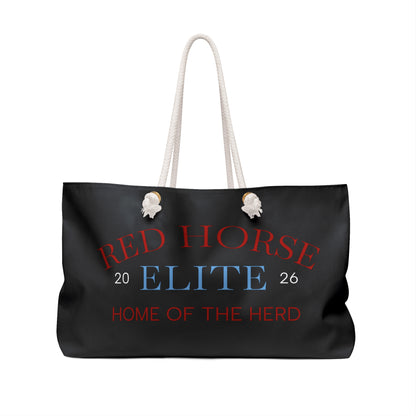 Red Horse Elite Weekender Bag — Home of the Herd Travel Tote