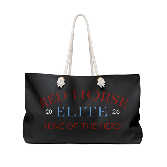 Red Horse Elite Weekender Bag — Home of the Herd Travel Tote