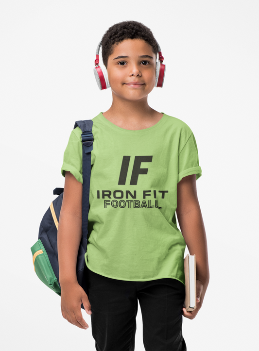 Youth Iron Fit Cotton Tee-Football Edition