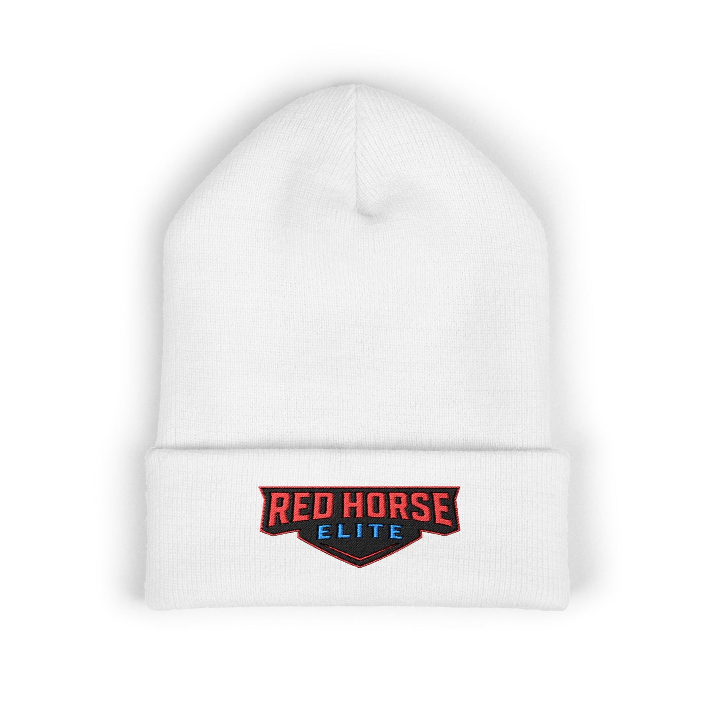 Red Horse Elite Embroidered Cuffed Beanie