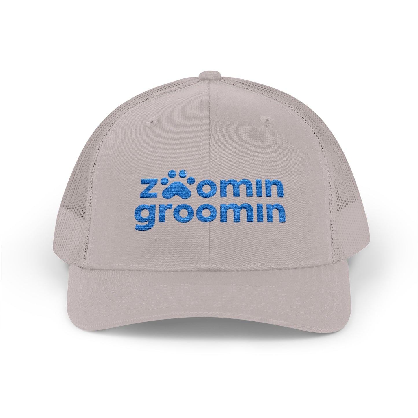 Embroidered Zoomin Groomin Snapback Trucker Cap - Perfect Gift for Pet Lovers, Dog Groomers, Animal Enthusiasts, Casual Wear, Fun Accessories