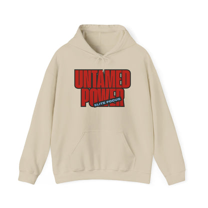 Untamed Power Hoodie — Bold Red 'Untamed Power' Graphic Sweatshirt