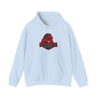 Red Horse Elite Logo Hoodie – Athletic Team Pullover