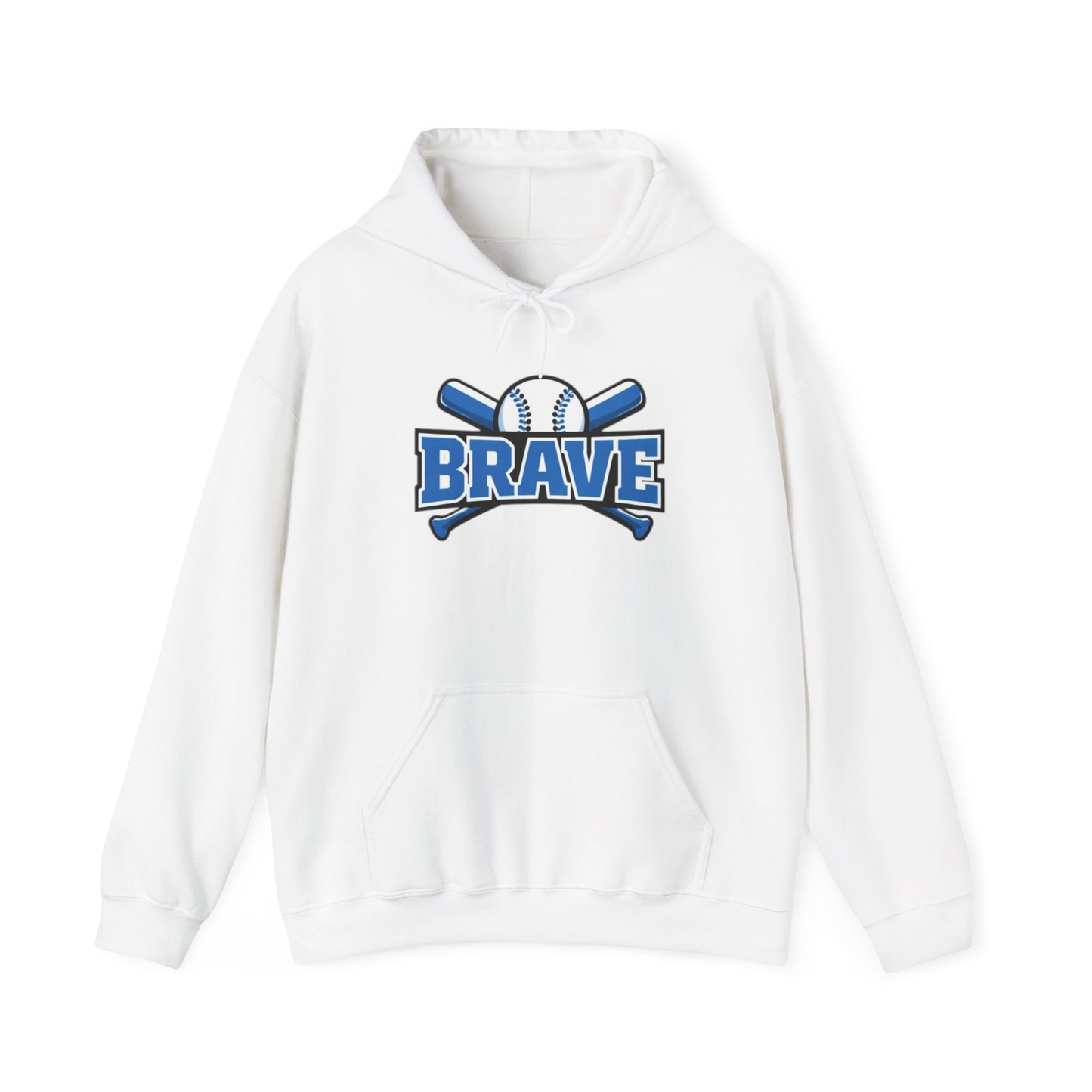Brave Baseball Hoodie –  Team Spirit Pullover