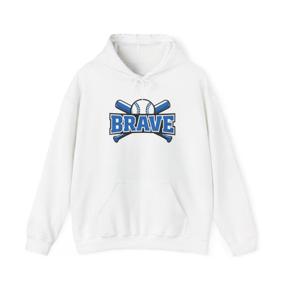 Brave Baseball Hoodie –  Team Spirit Pullover