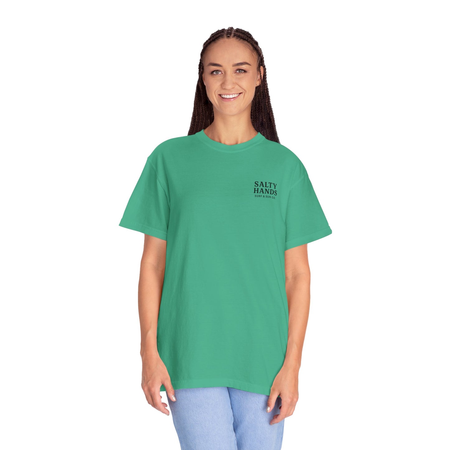 Salty Hands Surf & Sun T-Shirt — Crystal Coast Graphic Tee