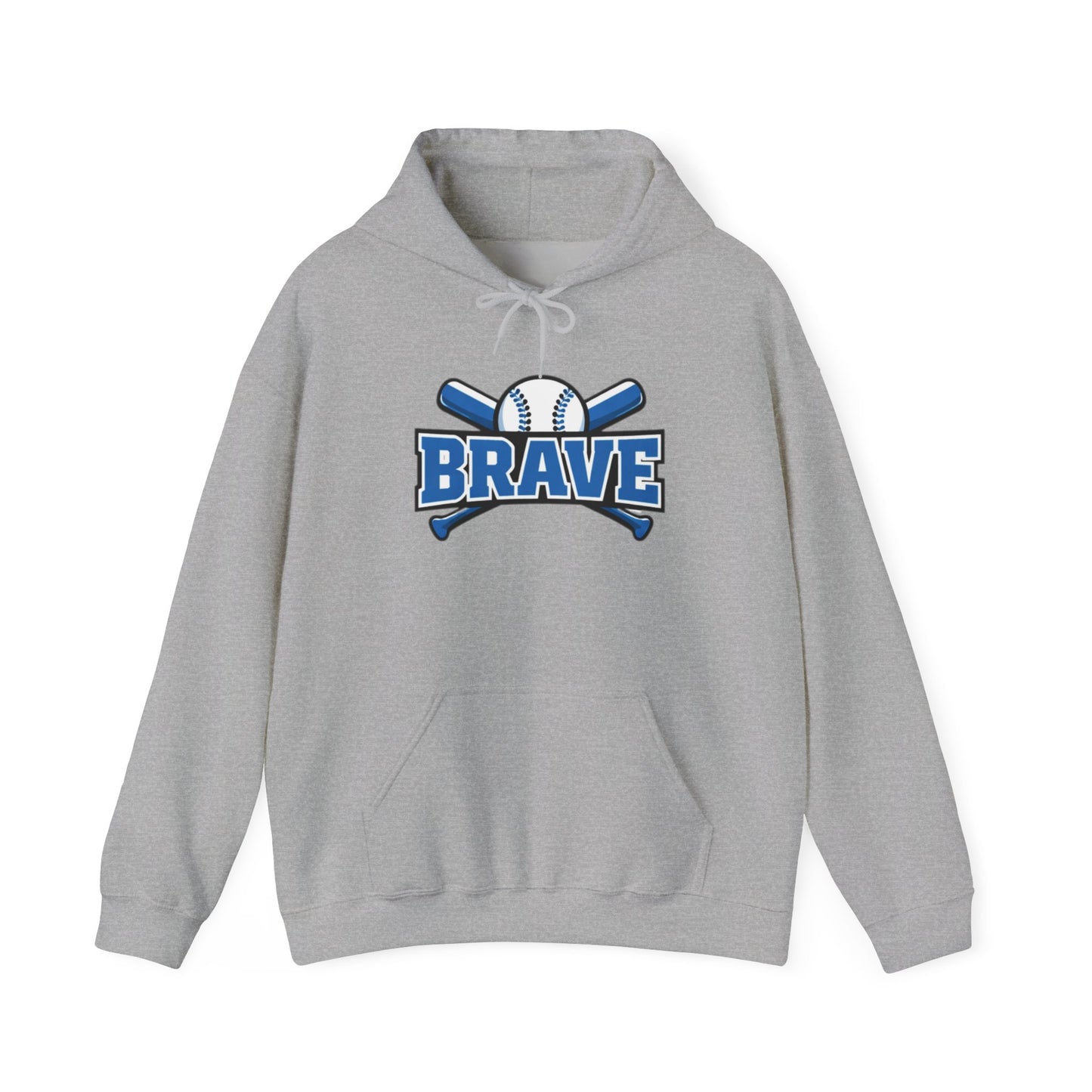 Brave Baseball Hoodie –  Team Spirit Pullover
