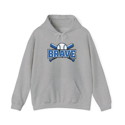 Brave Baseball Hoodie –  Team Spirit Pullover
