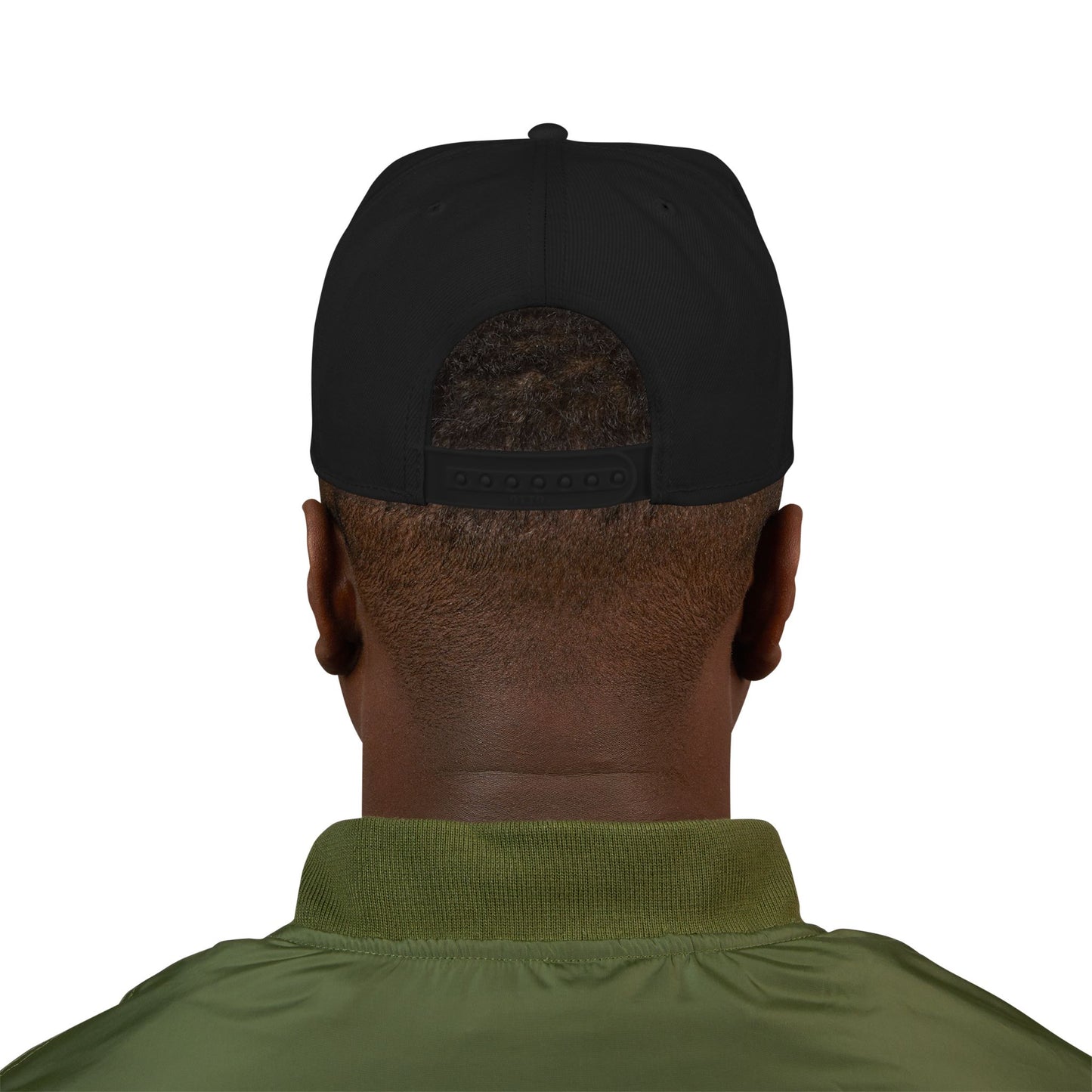 Snapback Hat — Red Embroidered