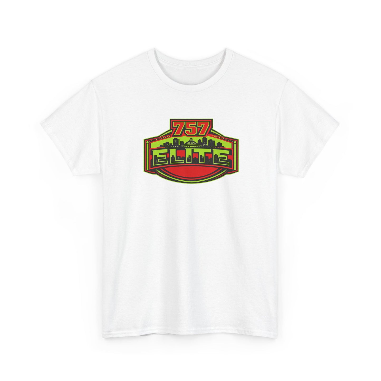 757 Elite Logo T-Shirt — Vintage City Skyline Graphic Tee