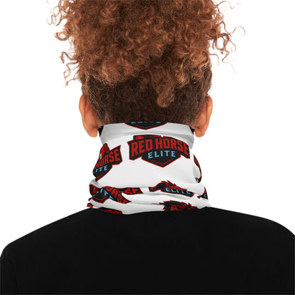 Red Horse Elite Logo Neck Gaiter — Midweight Face Shield